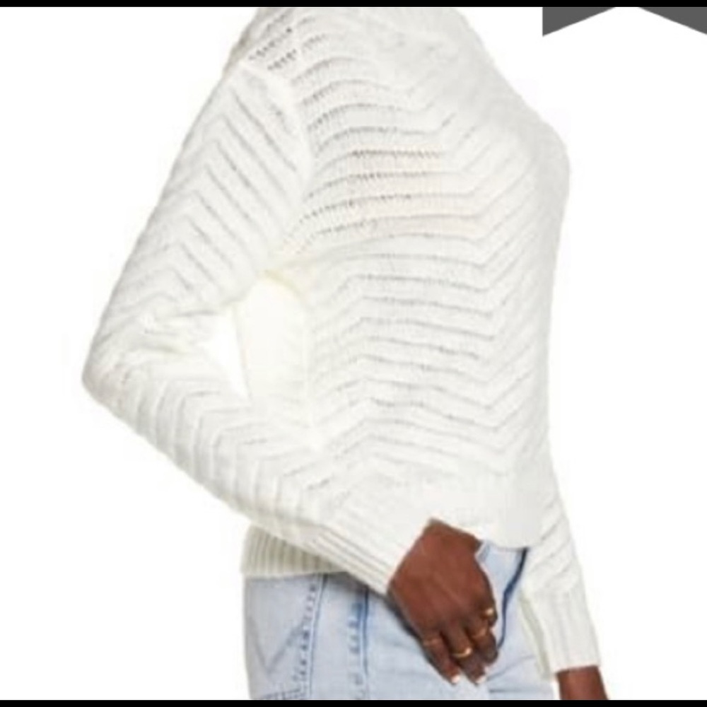 NWT Dreamers | Chevron Knit Sweater - Picture 3 of 10